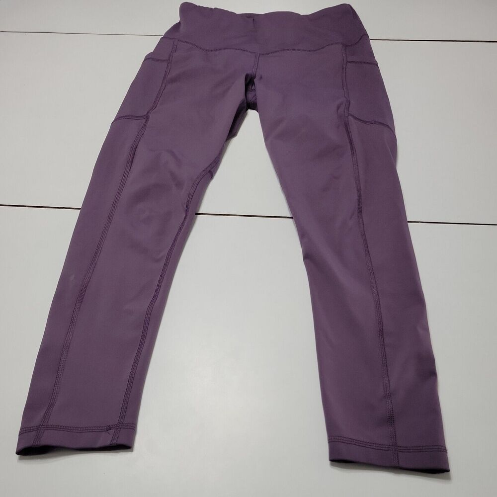 Reflux Pant Women Medium Full Length Leggings Purple Card Pocket Stretch 90 Degr